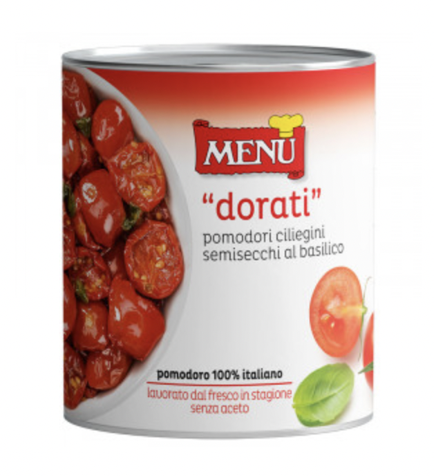 Tomatoes Cherry Dorati 28oz Menu — Delizie Foods